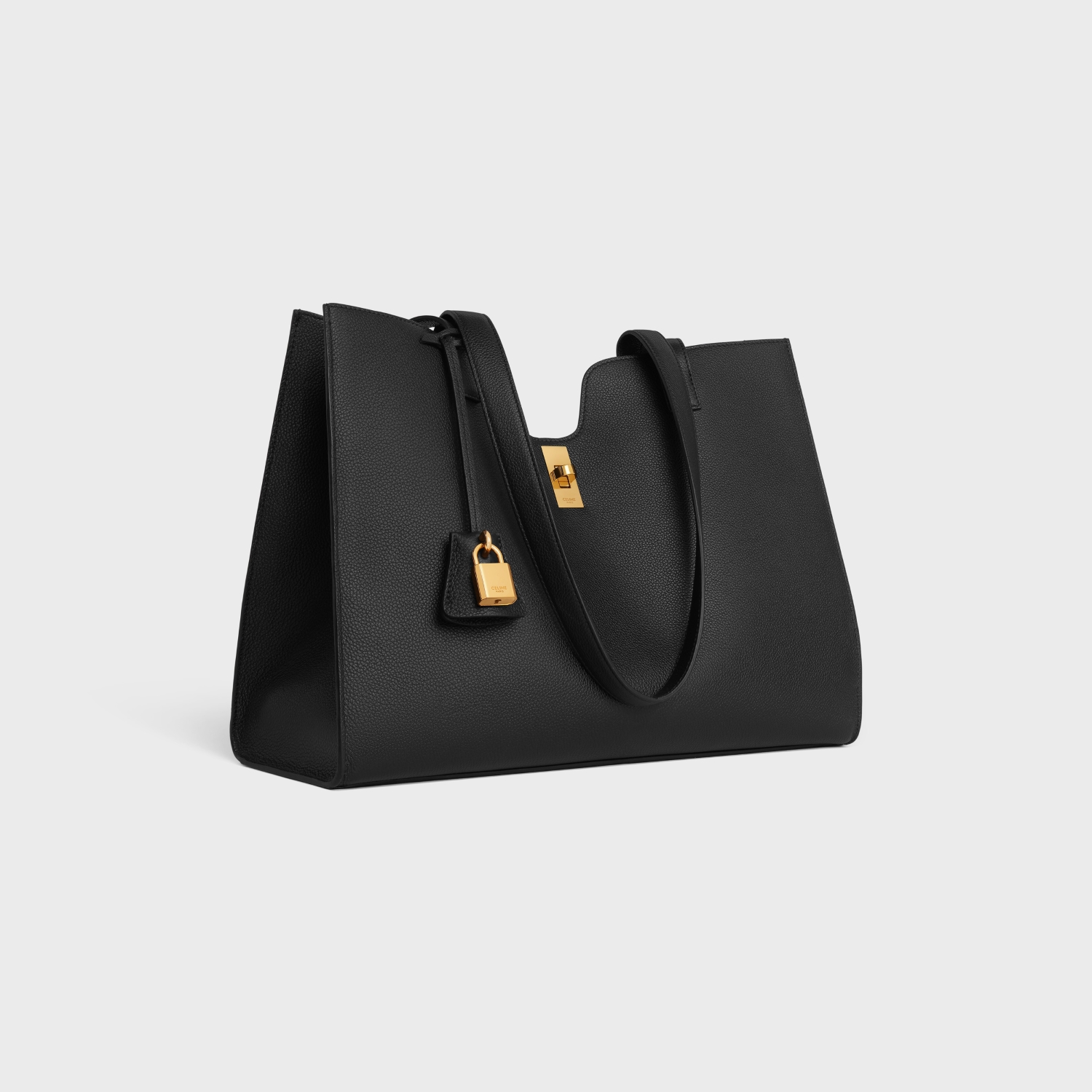 CABAS 16 SOFT, GRAINED CALFSKIN – BLACK