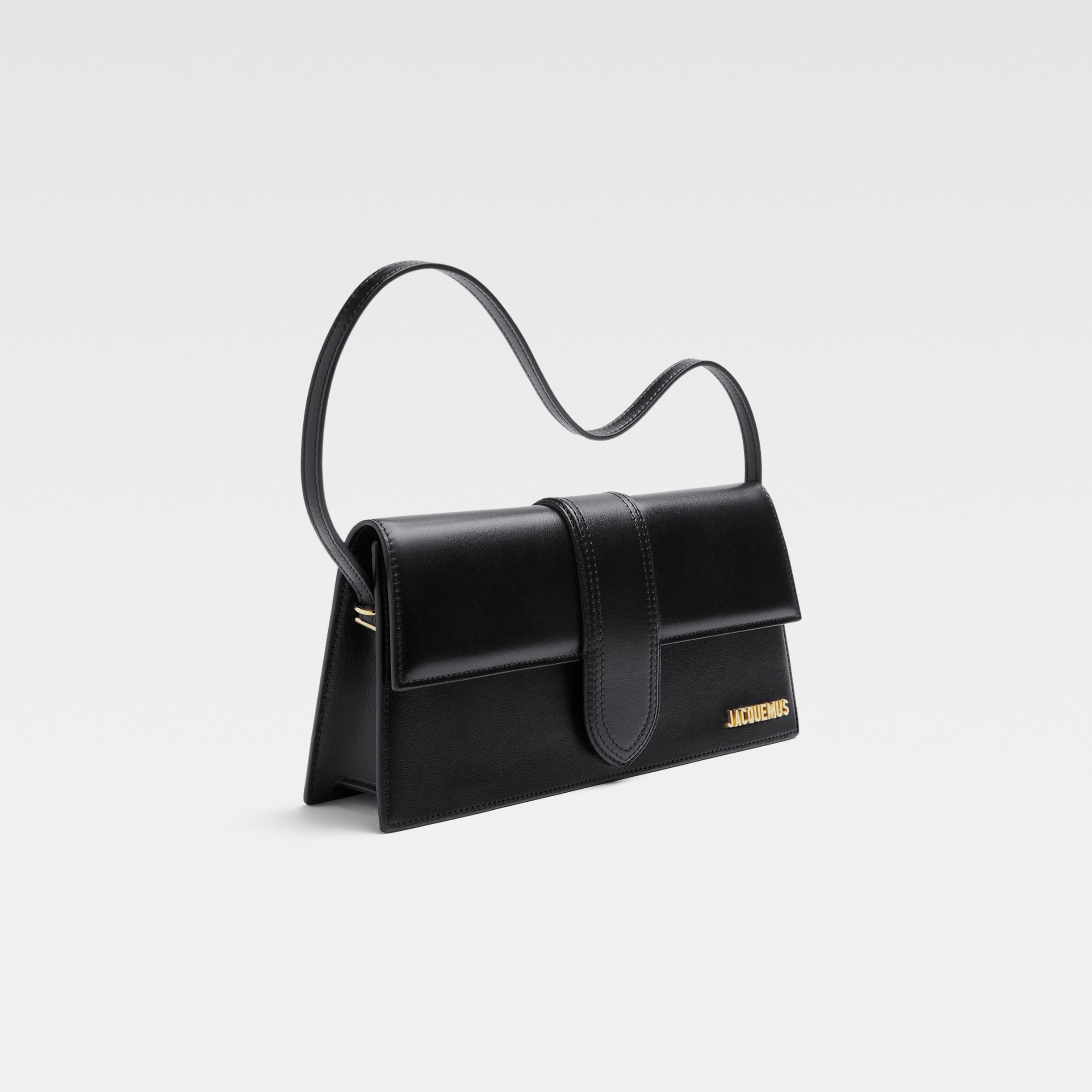 THE LONG BAMBINO, SMOOTH LEATHER – BLACK