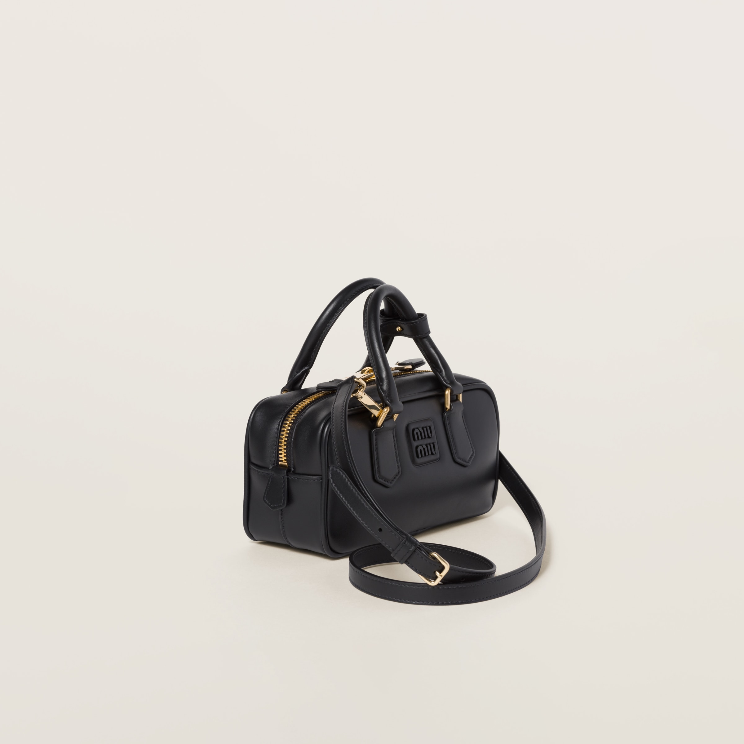 ARCADIE BAG, CALFSKIN – BLACK