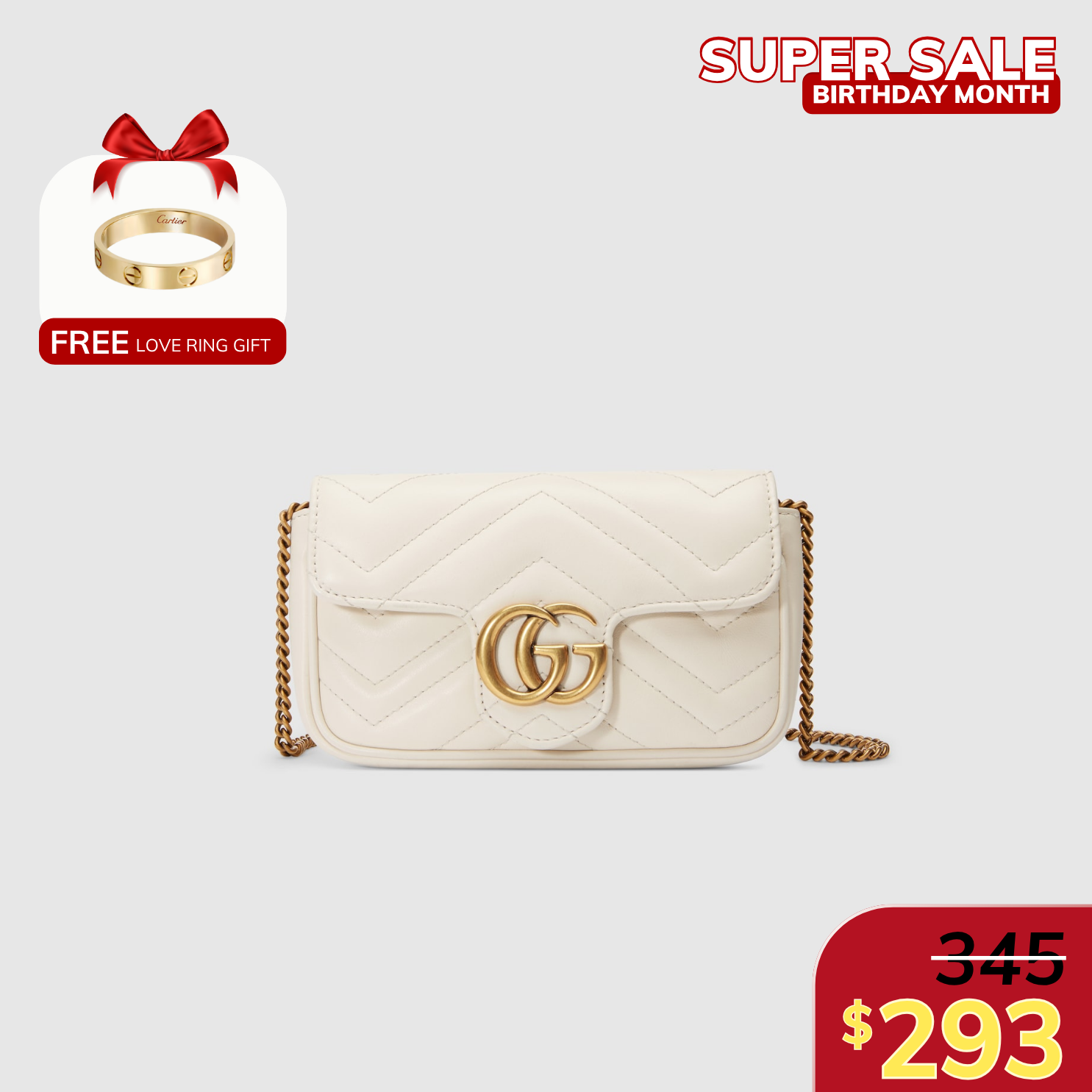 MARMONT SUPER MINI BAG, WHITE LEATHER – WHITE