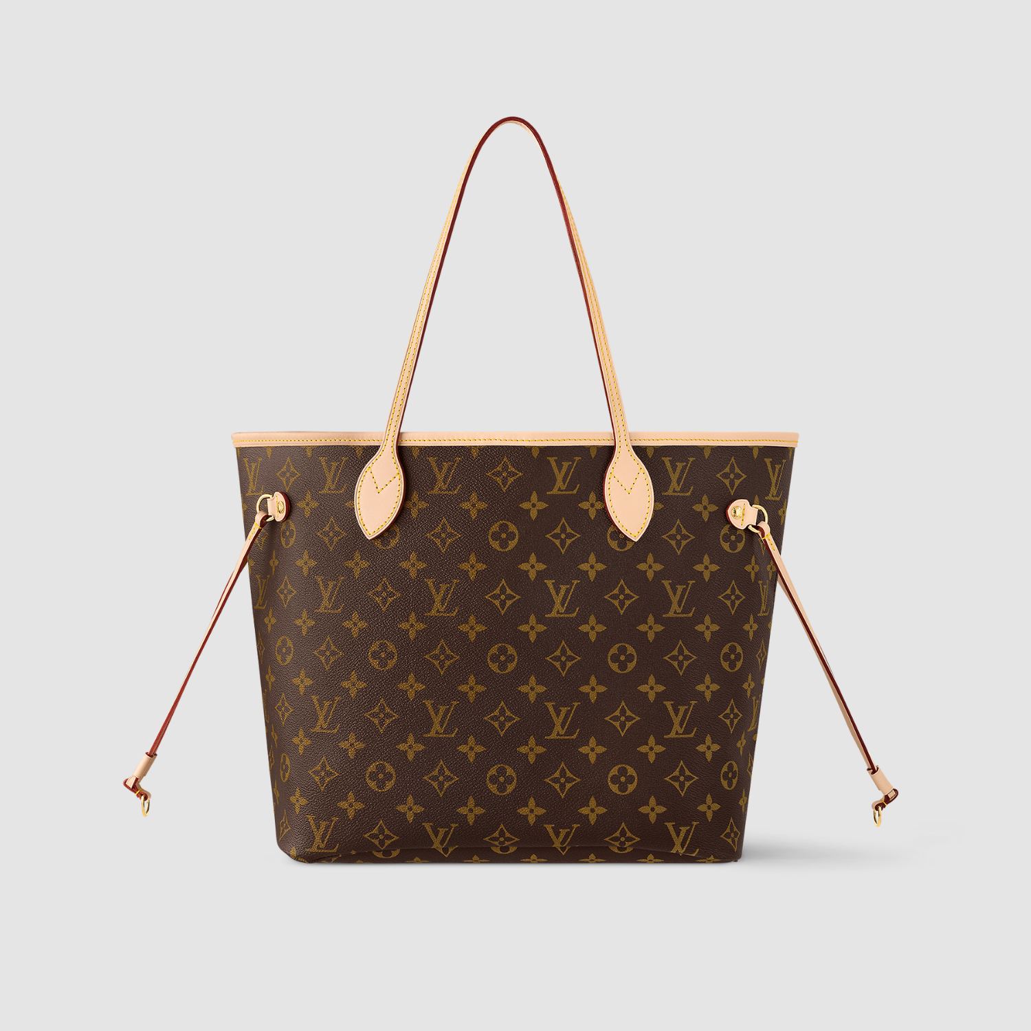 NEVERFULL MM, MONOGRAM COATED CANVAS – MONOGRAM/ CHERRY