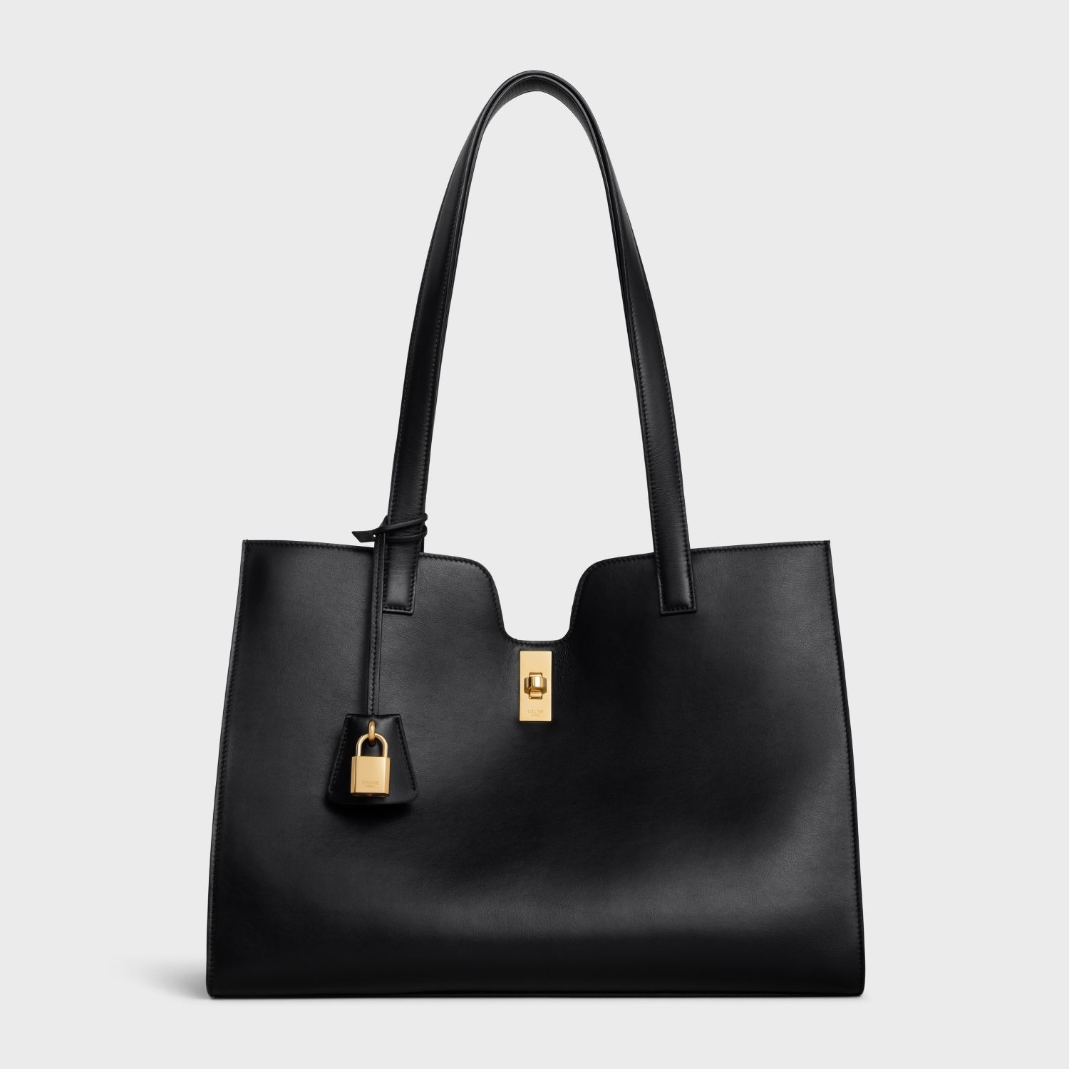 CABAS 16 SOFT, GRAINED CALFSKIN – BLACK