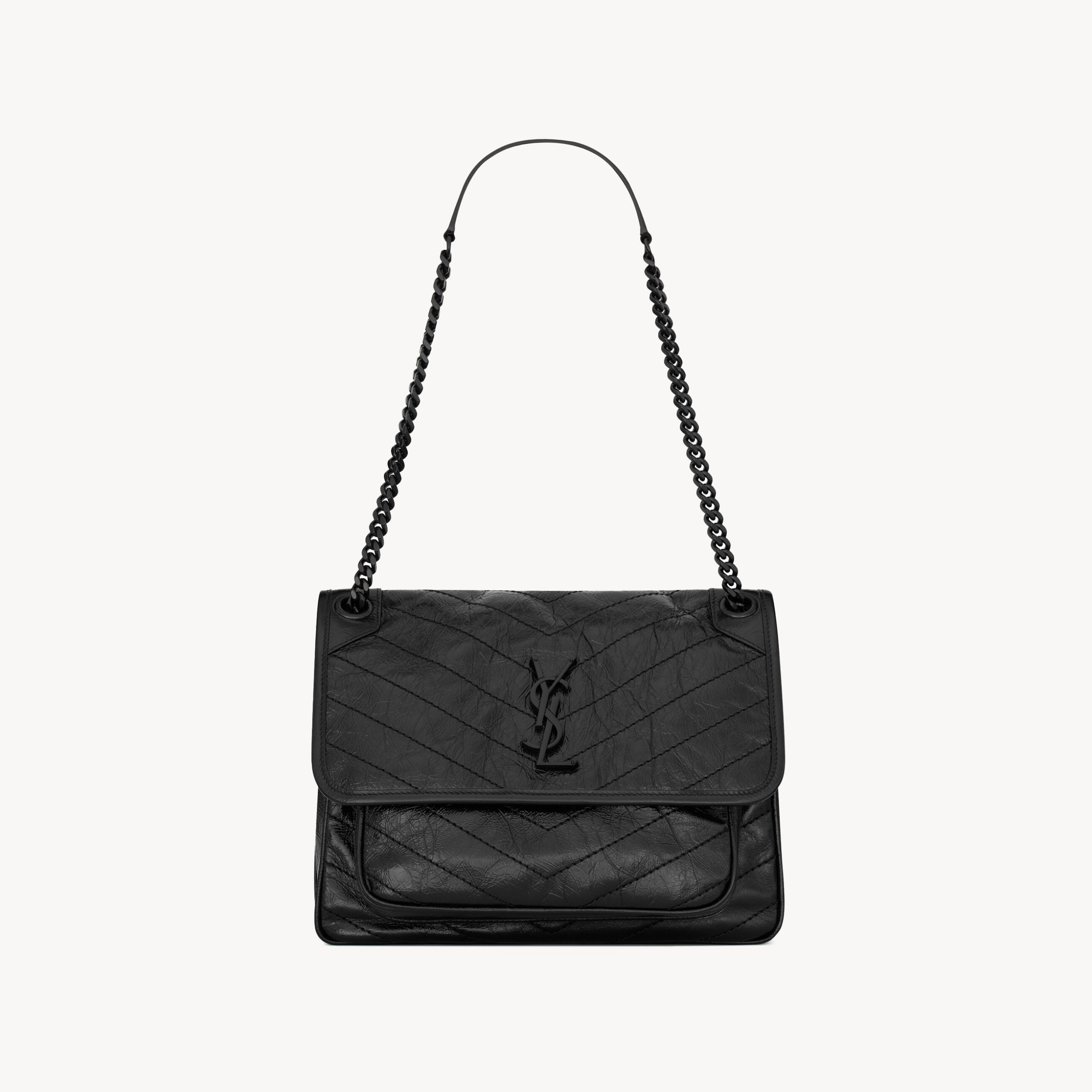 NIKI MEDIUM, CALFSKIN – BLACK