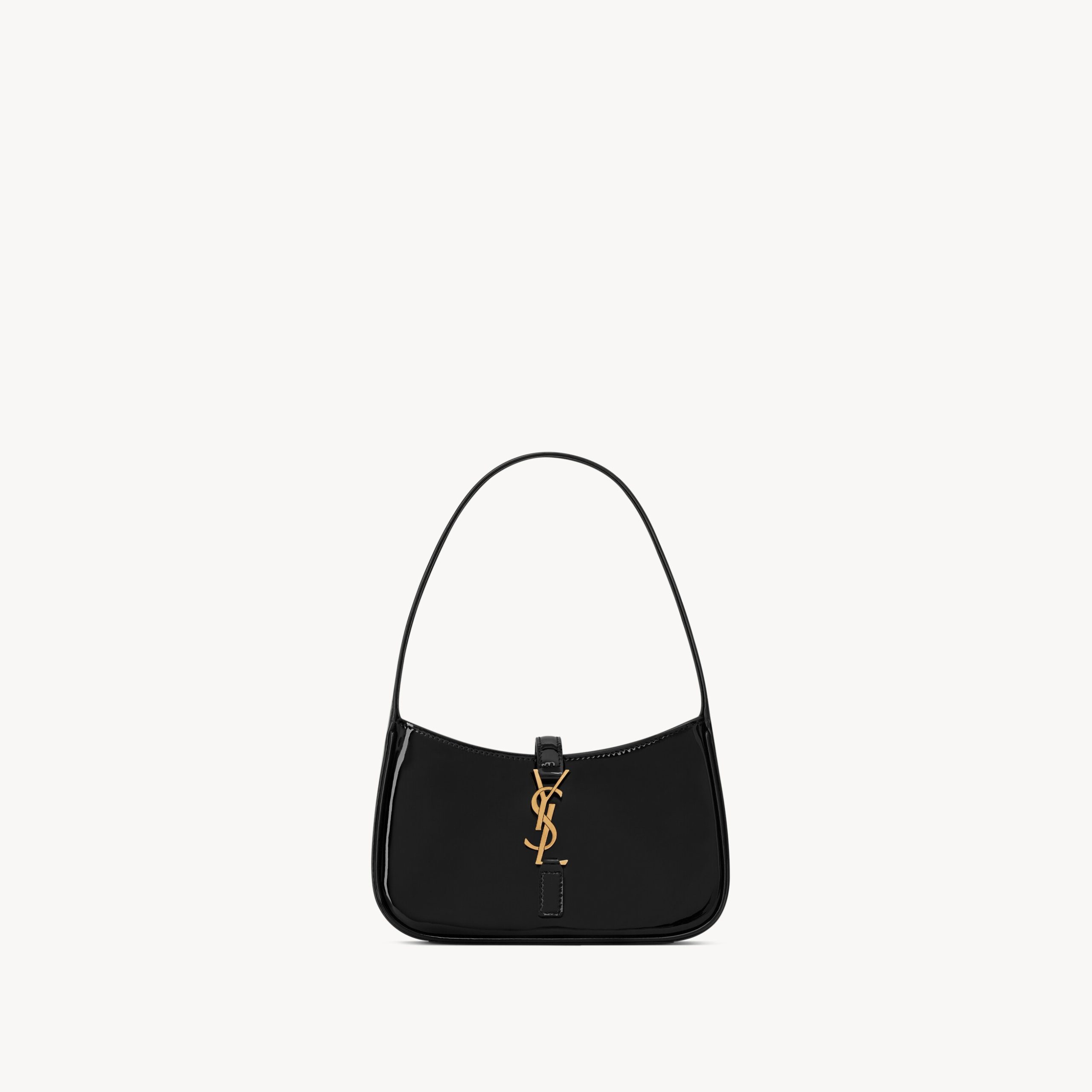MINI BAG, PATENT LEATHER – BLACK