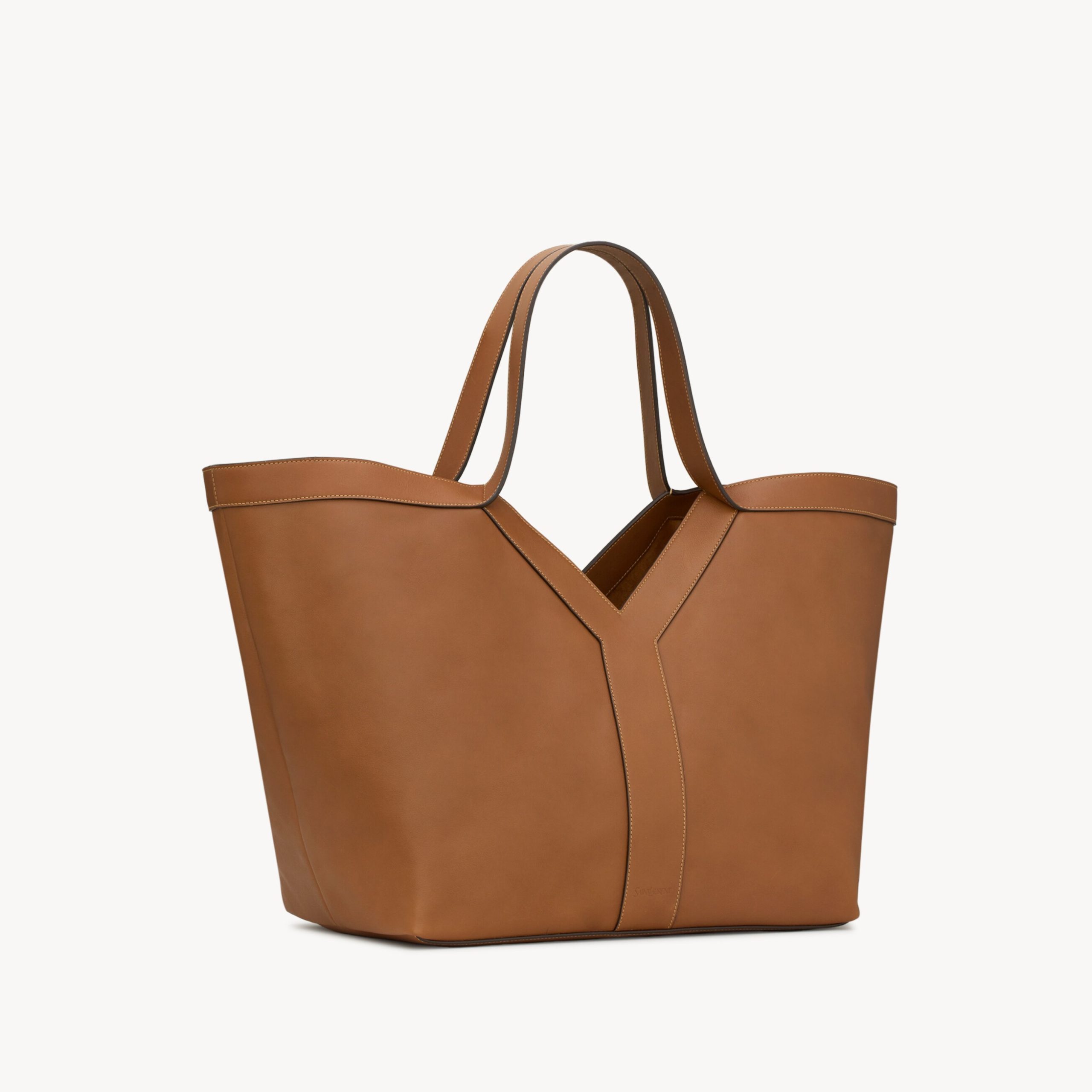 TOTE BAG, CALFSKIN – BRICK