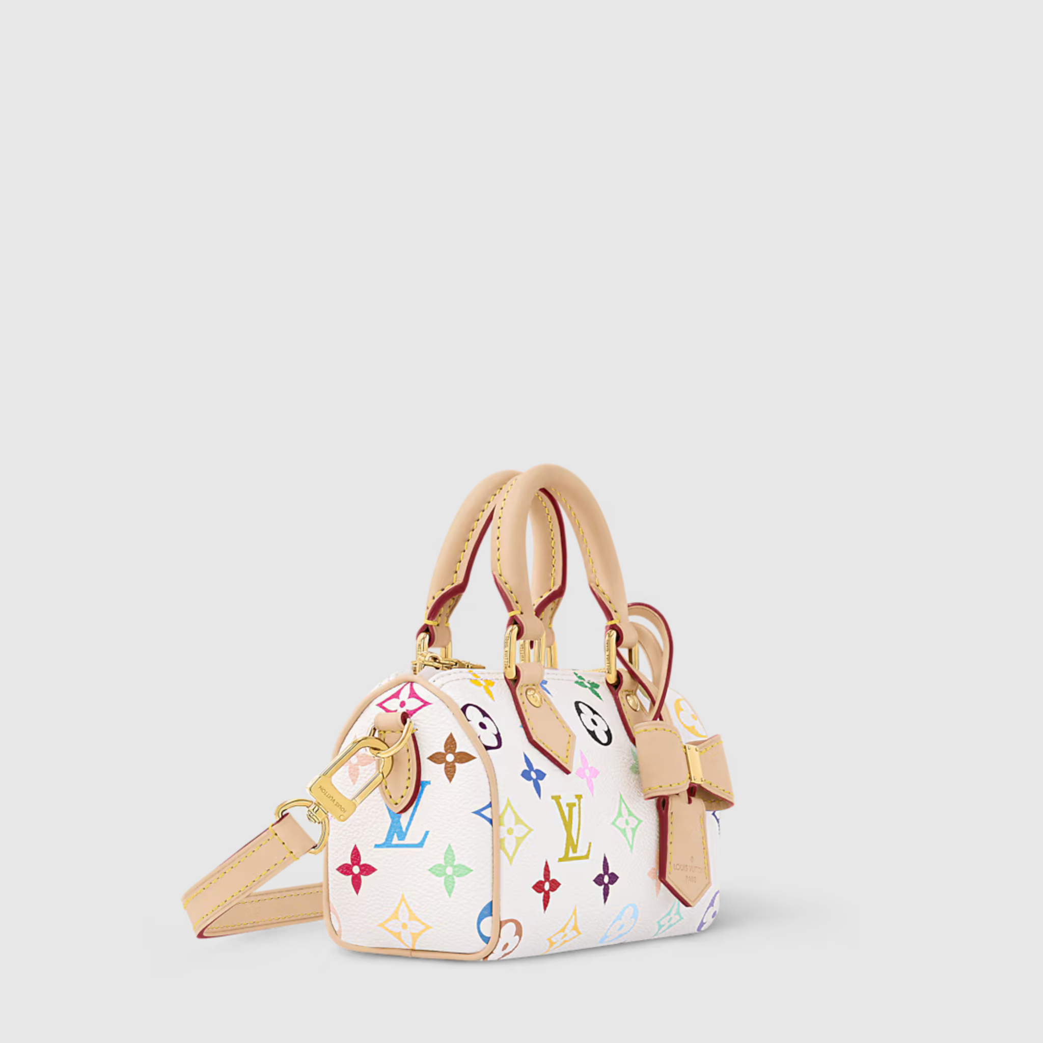 LV X TM NANO SPEEDY, MONOGRAM COATED CANVAS – MULTICOLORED