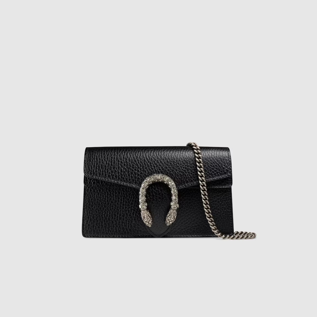 MINI BAG, BLACK LEATHER – BLACK