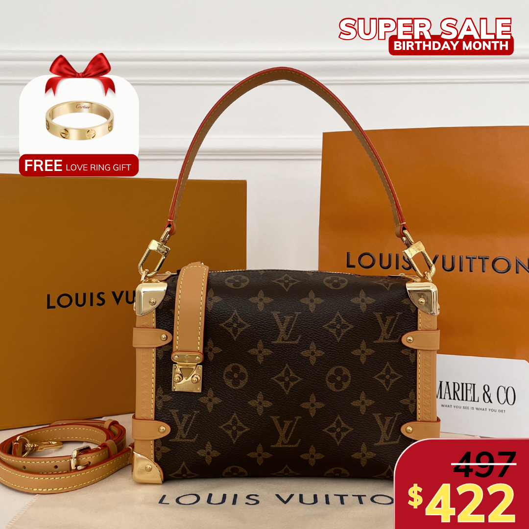 [LV] SIDE TRUNK MM, MONOGRAM COATED CANVAS – MONOGRAM