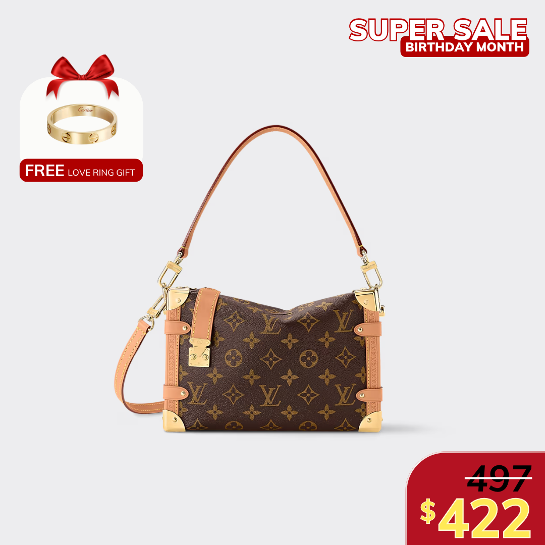 [LV] SIDE TRUNK MM, MONOGRAM COATED CANVAS – MONOGRAM