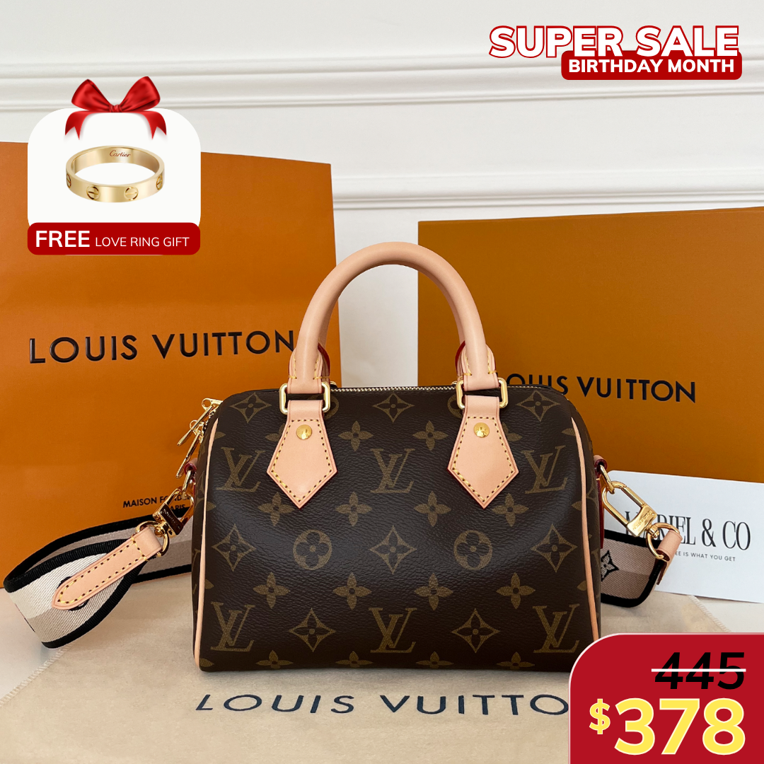 [LV] SPEEDY BANDOULIÈRE 20, MONOGRAM COATED CANVAS – BLACK MONOGRAM