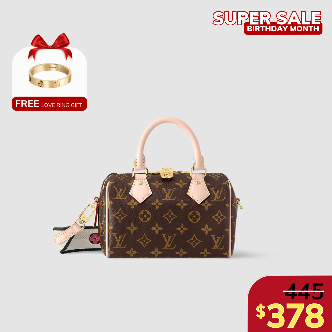 [LV] SPEEDY BANDOULIÈRE 20, MONOGRAM COATED CANVAS – BLACK MONOGRAM